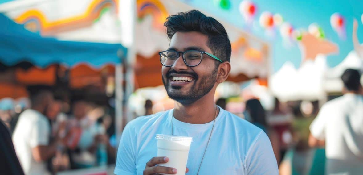 People enjoying in event